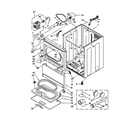 Whirlpool WGD5500XW2 cabinet parts diagram