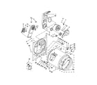 Whirlpool YWED4800XQ2 bulkhead parts diagram