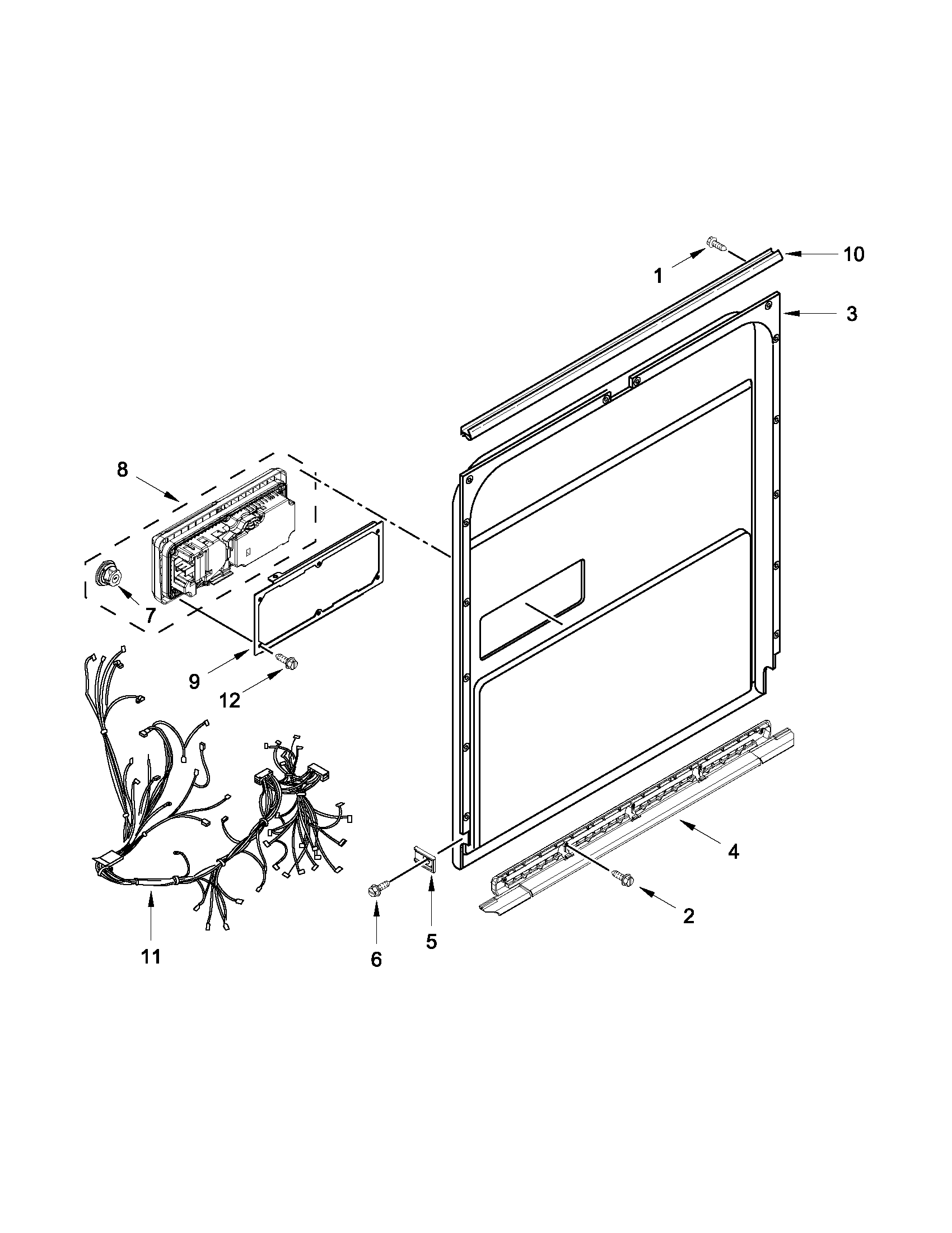 Inner door parts