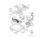 Maytag MDE25PDAZW1 top and console parts diagram