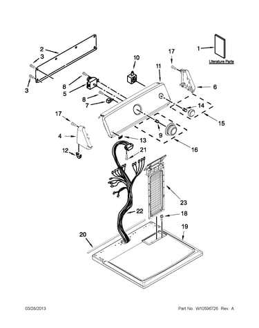 Top and console parts