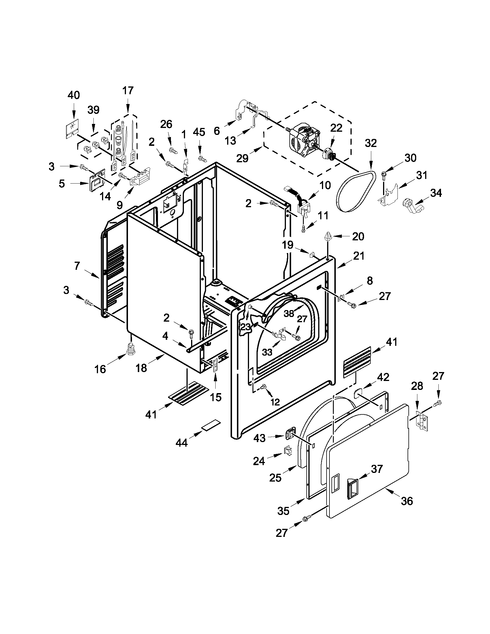 Cabinet parts
