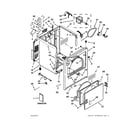 Maytag YMEDC200XW3 cabinet parts diagram