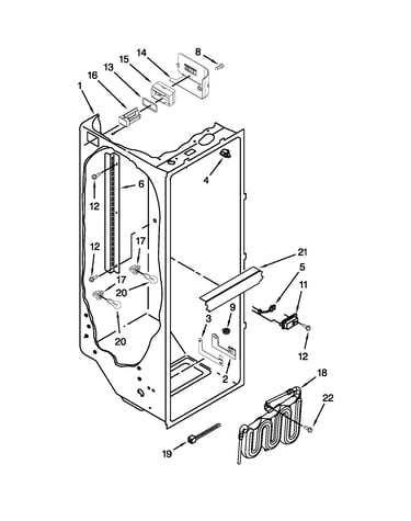 Refrigerator liner parts