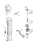 Motor and ice container parts