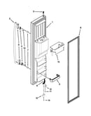 Freezer door parts