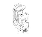 KitchenAid KSCS23FVSS02 refrigerator liner parts diagram