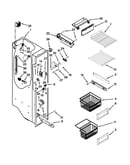 Freezer liner parts