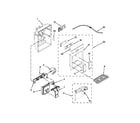 KitchenAid KSCS23FVMS02 dispenser parts diagram