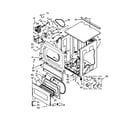 Whirlpool CSP2760TQ3 upper cabinet and front panel parts diagram