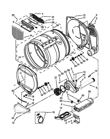 Upper and lower bulkhead parts