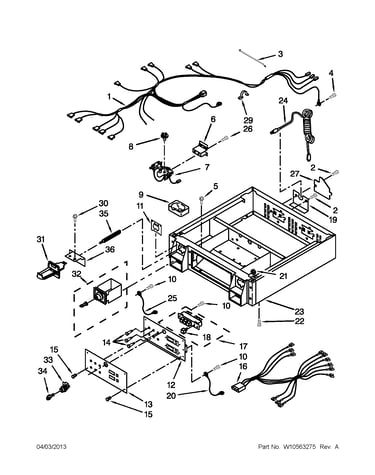 Control panel and separator parts