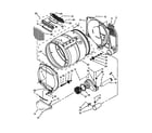 Whirlpool CSP2761TQ4 upper and lower bulkhead parts diagram