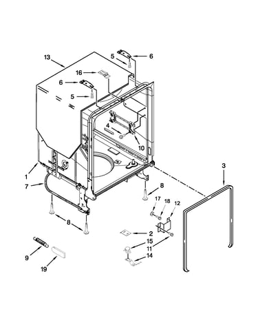 Tub and frame parts