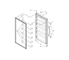 Whirlpool EV180NZBQ00 door parts diagram