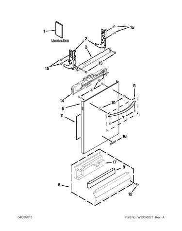 Door panel parts