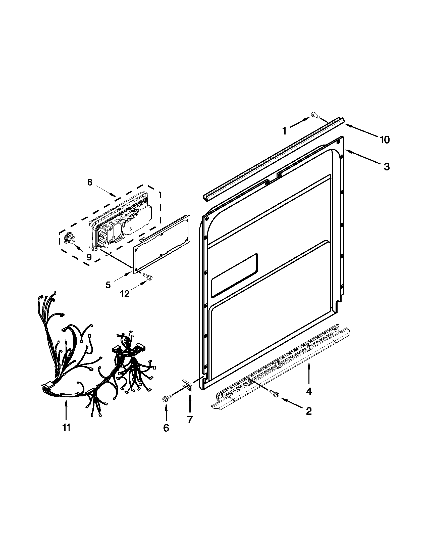 Inner door parts