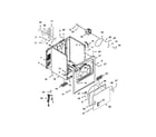 Whirlpool 3SWED4800YQ2 cabinet parts diagram