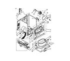 Whirlpool 7MWGD1600BM0 cabinet parts diagram