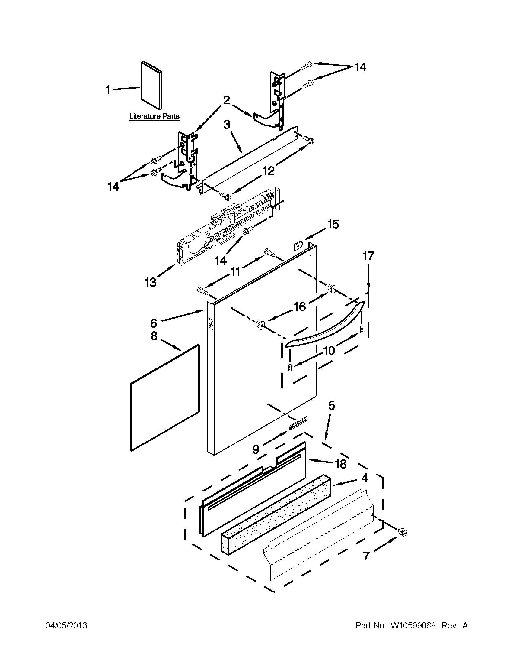 Door panel parts