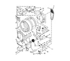 Whirlpool WED80HEBC0 bulkhead parts diagram