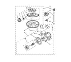 Maytag MDB6769PAW2 pump and motor parts diagram