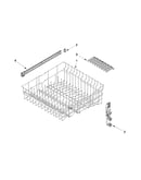Upper rack and track parts