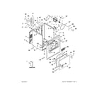 Maytag MEDC300XW1 cabinet parts diagram