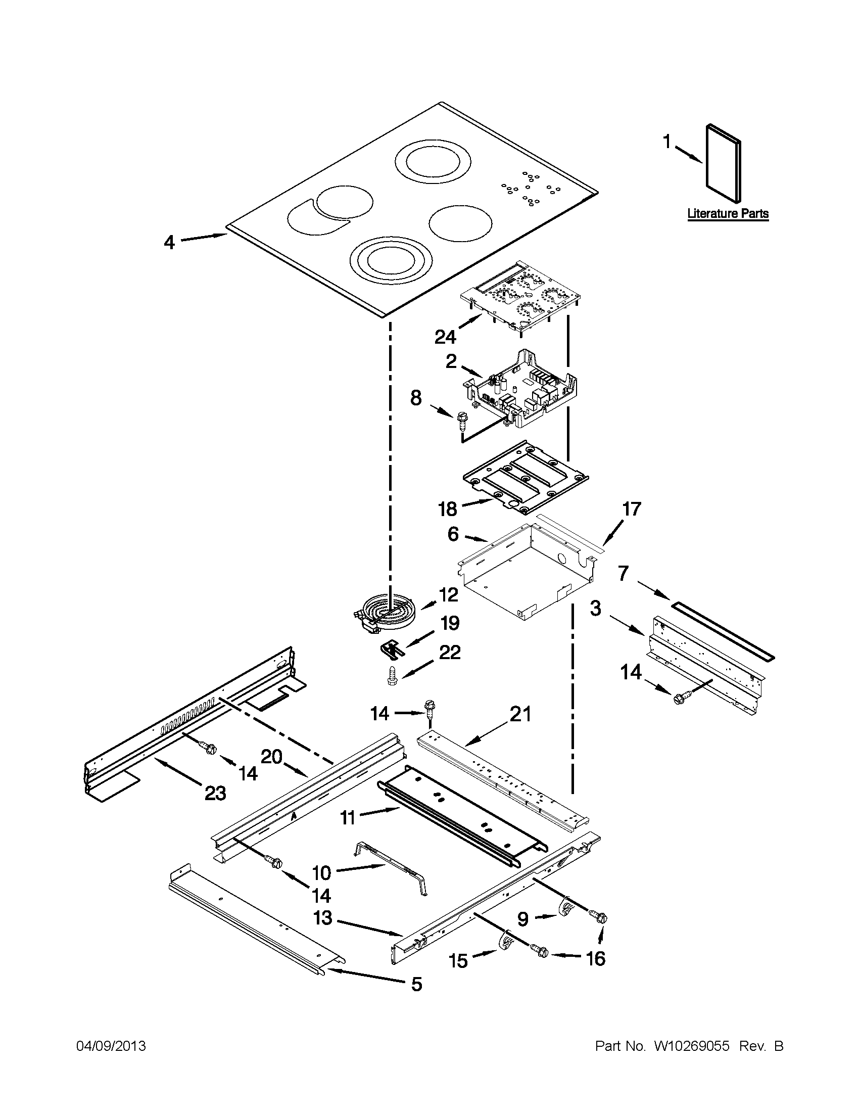 Cooktop parts