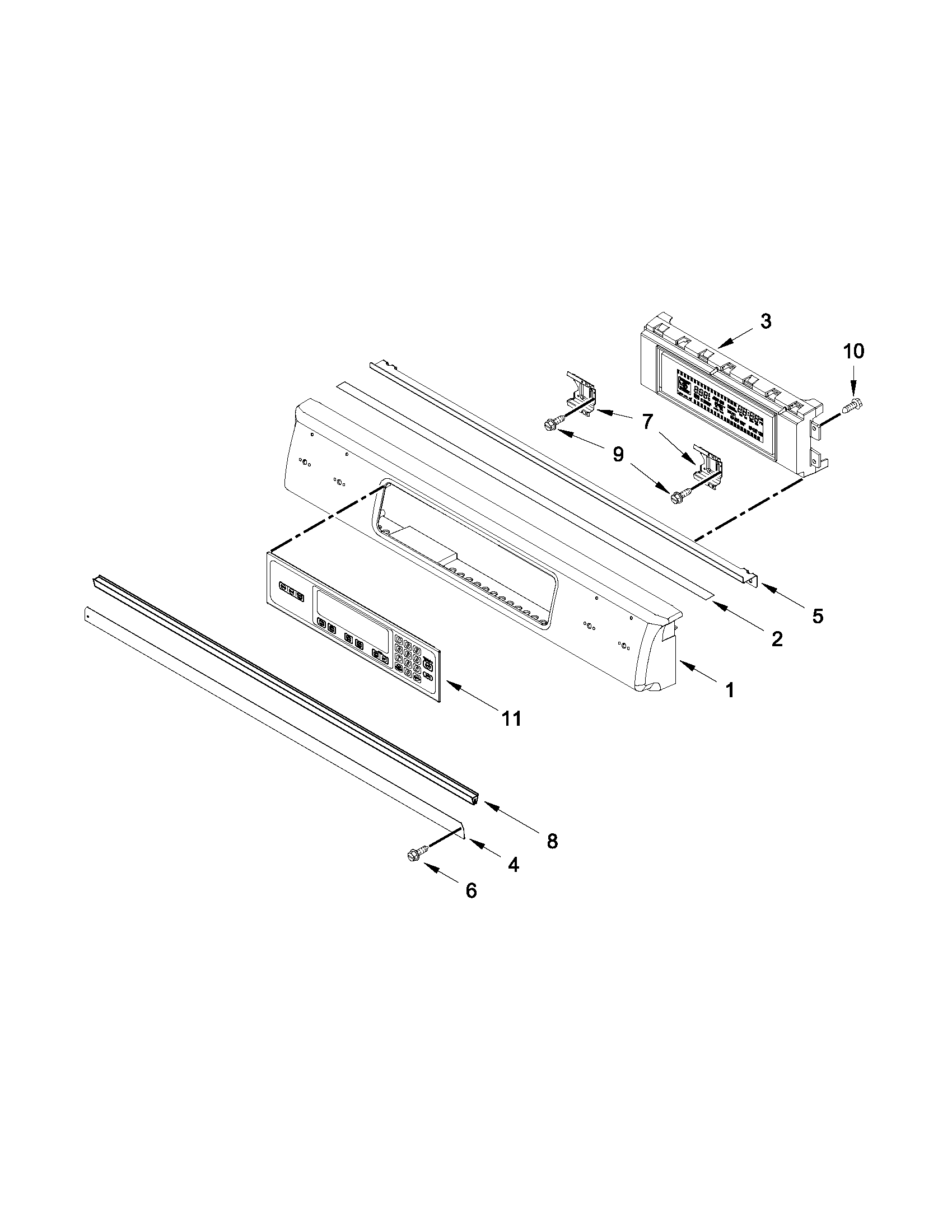 Control panel parts