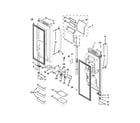 KitchenAid KFIV29PCMS00 refrigerator door parts diagram