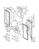 Refrigerator door parts