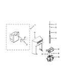 Motor and ice container parts