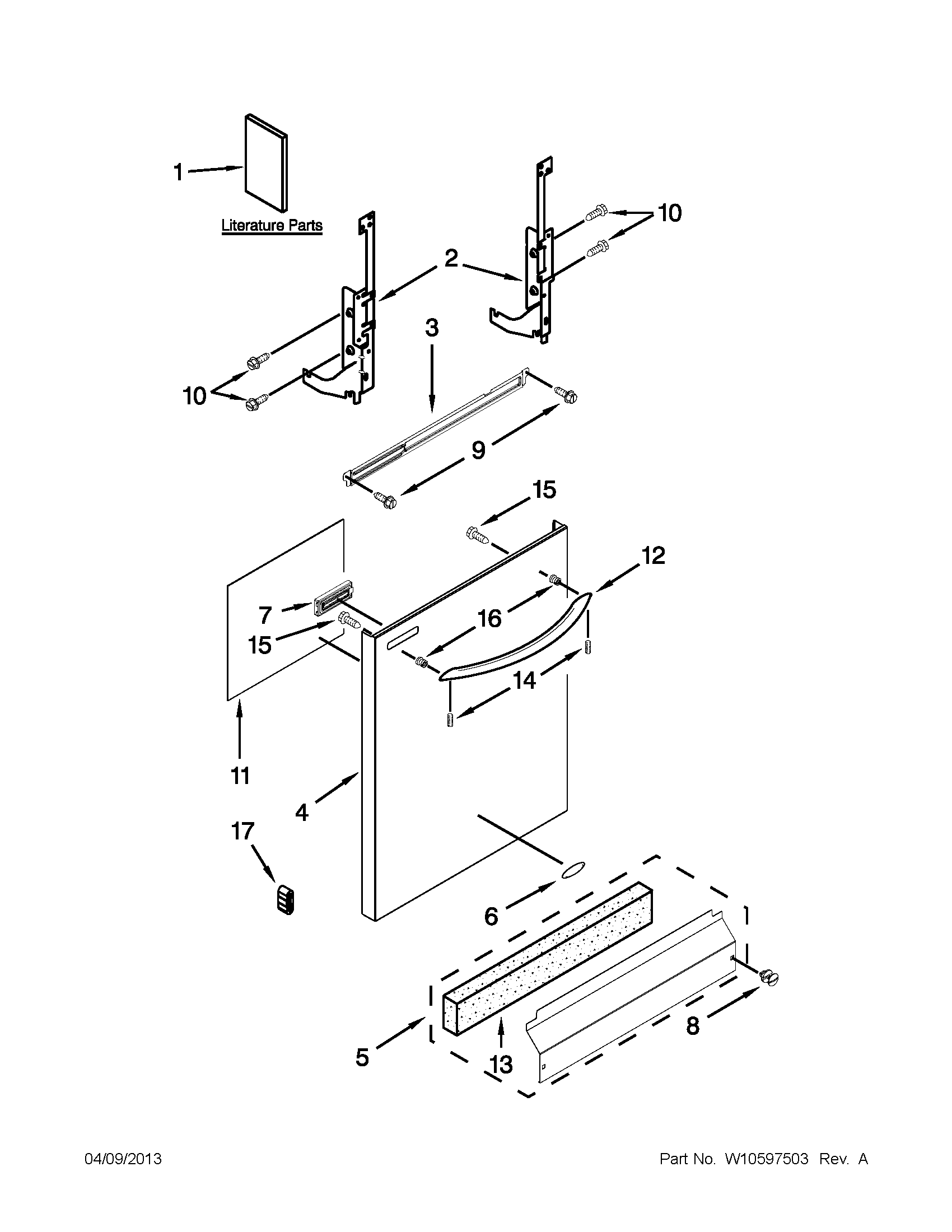 Door and panel parts