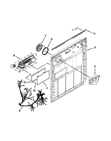 Inner door parts