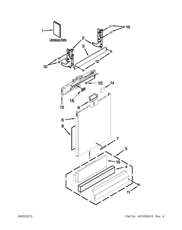 Door and panel parts