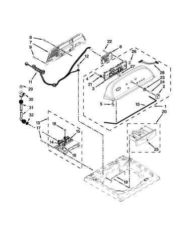 Console and dispenser parts