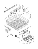 Upper rack and track parts