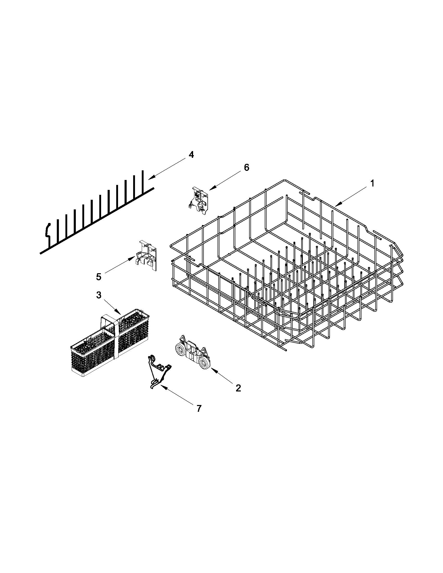 LOWER RACK PARTS