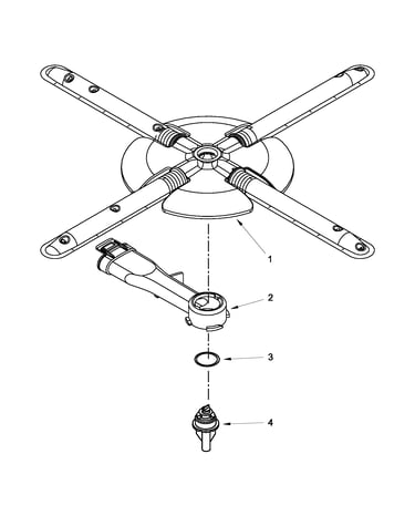 Lower washarm parts