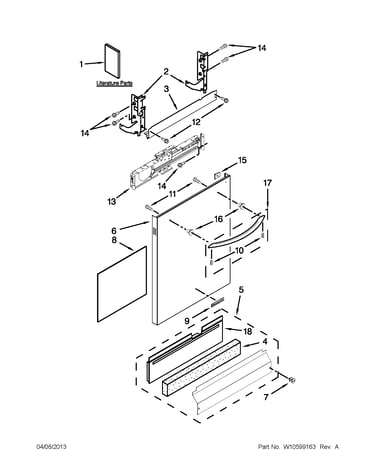 Door and panel parts