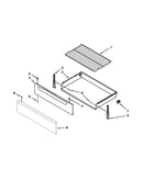 Drawer and rack parts