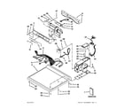Maytag MDG25PDAWW2 top and console parts diagram
