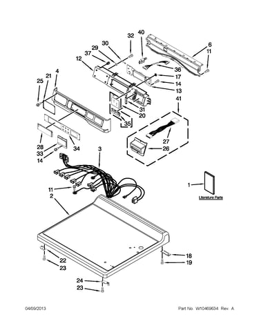 Top and console parts