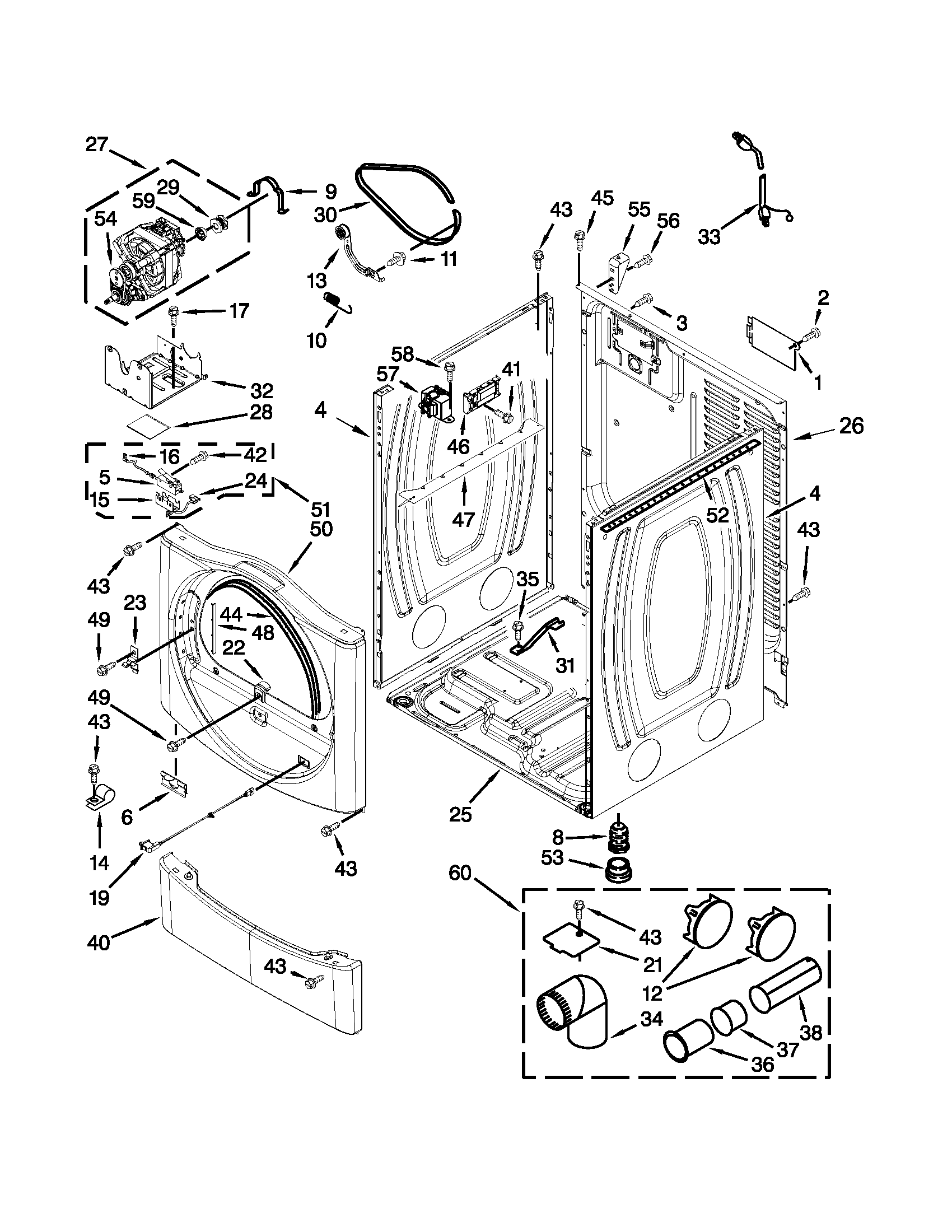 Cabinet parts