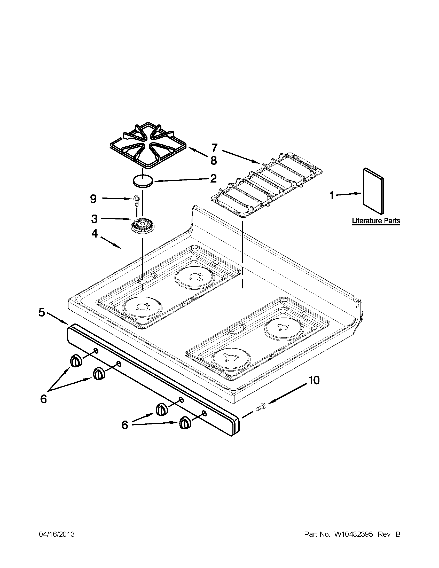 COOKTOP PARTS