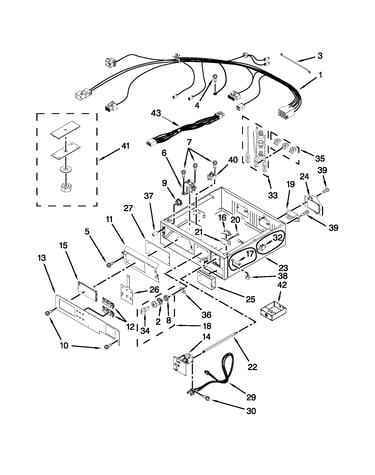 Control panel and separator parts