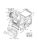 Upper cabinet and front panel parts