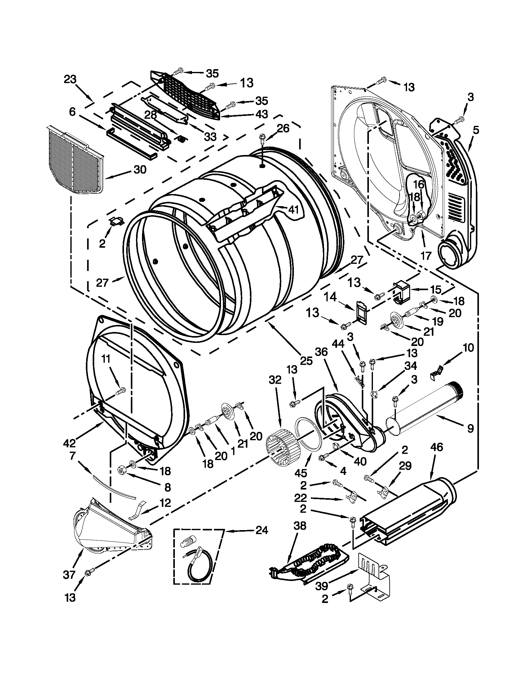 UPPER AND LOWER BULKHEAD PARTS