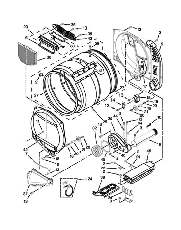 Upper and lower bulkhead parts
